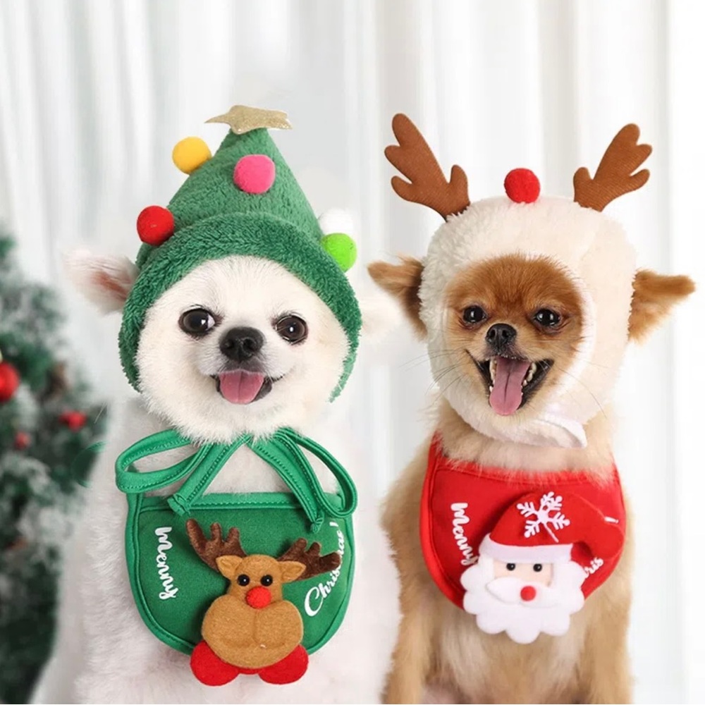 Pet Christmas Costume Cosplay Dress for Cats and Small to Medium Sized Puppy